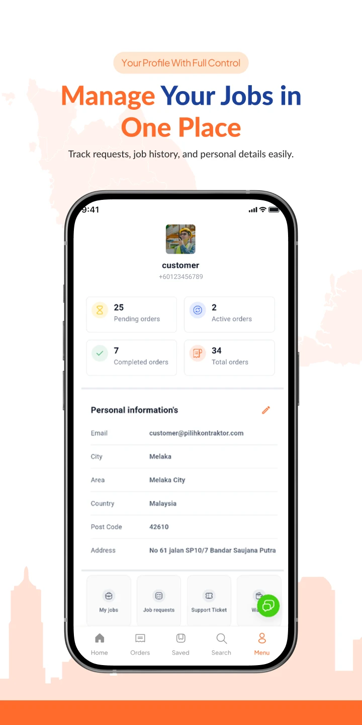 Pilih Kontraktor App - Feature 4